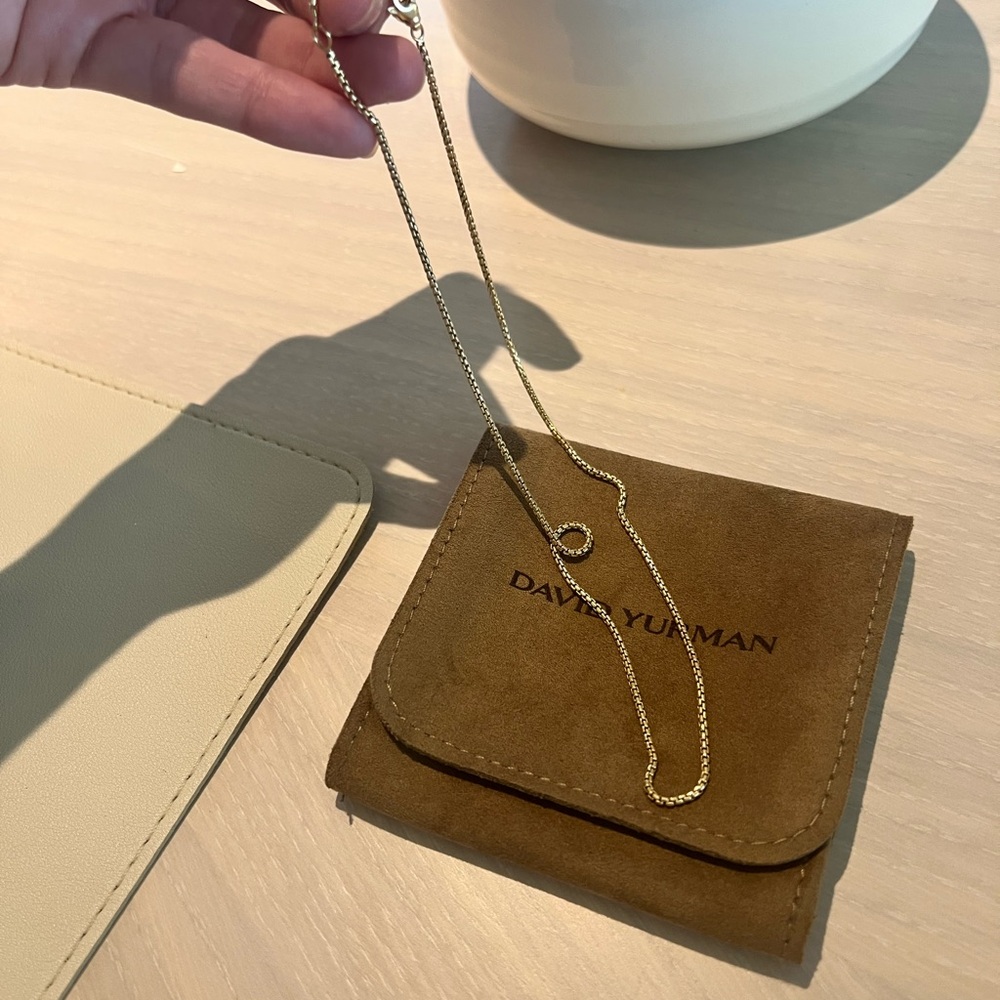 David Yurman Box Chain Gold Necklace - Picture 5 of 12